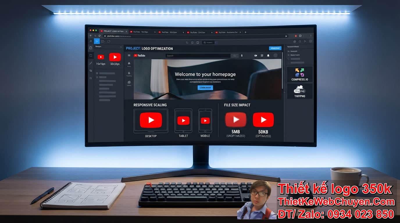 Các Kích Thước Phổ Biến Của logo youtube png Và Cách Chọn Cho Thiết Kế Web