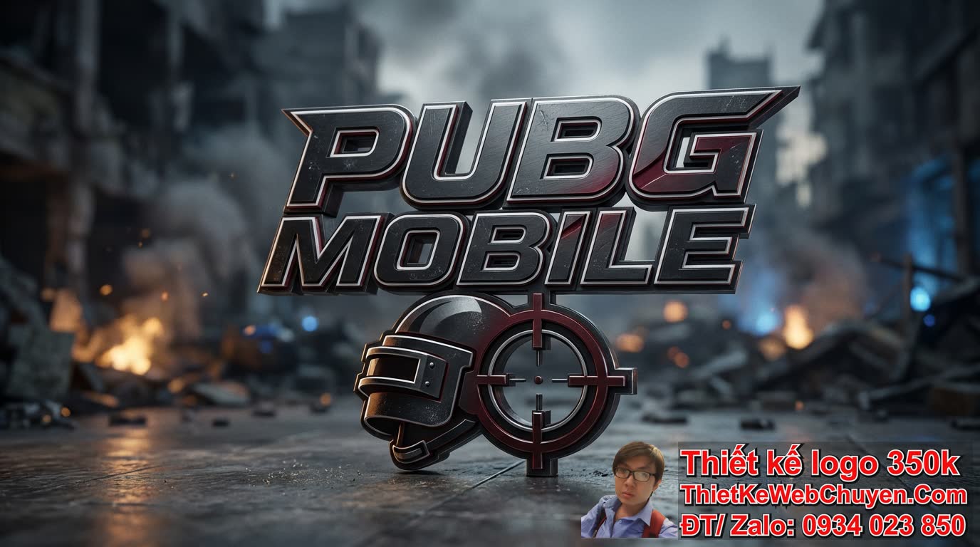 Các yếu tố thiết kế chính tạo nên sự nhận diện của PUBG logo?