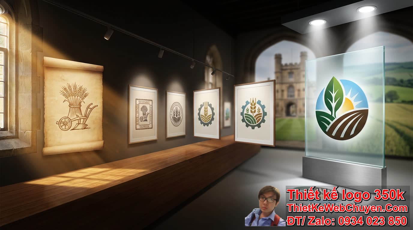 **Lịch sử hình thành và phát triển của *logo học viện nông nghiệp* như thế nào?**