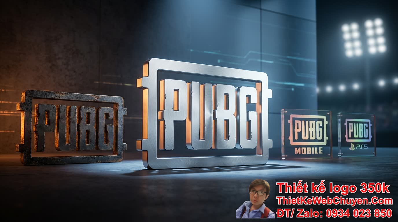 Lịch sử phát triển và các phiên bản của PUBG logo qua từng thời kỳ?