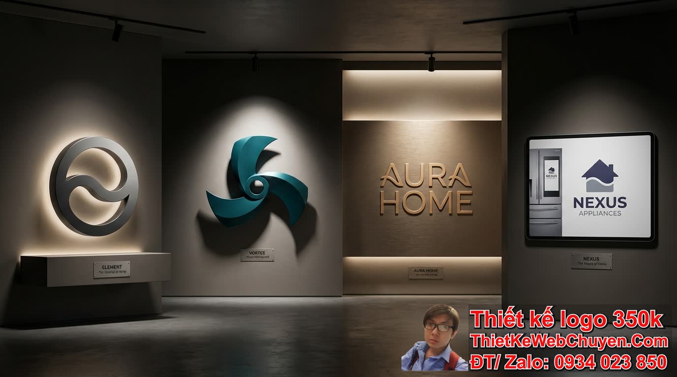 Những phong cách thiết kế logo đồ gia dụng phổ biến hiện nay là gì?