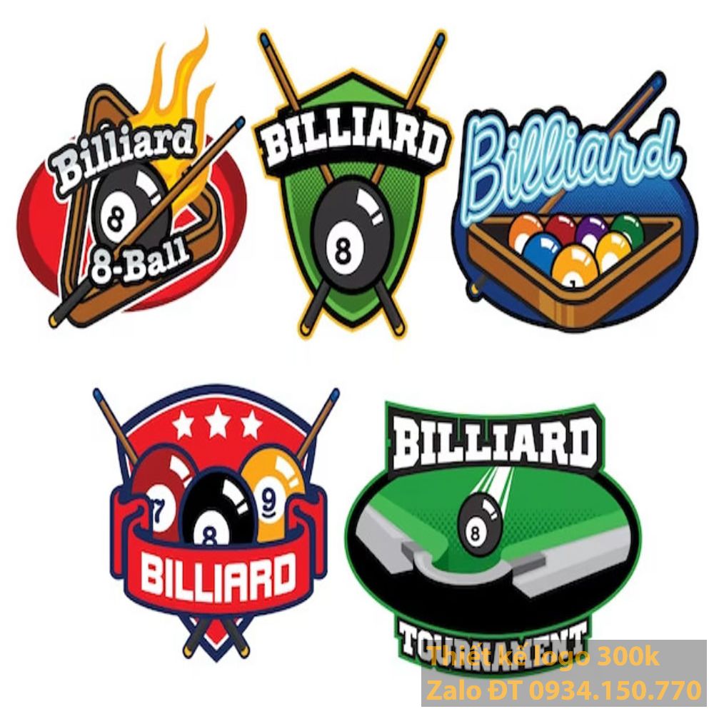 Thiet Ke Logo Quan Bida Billiard 9